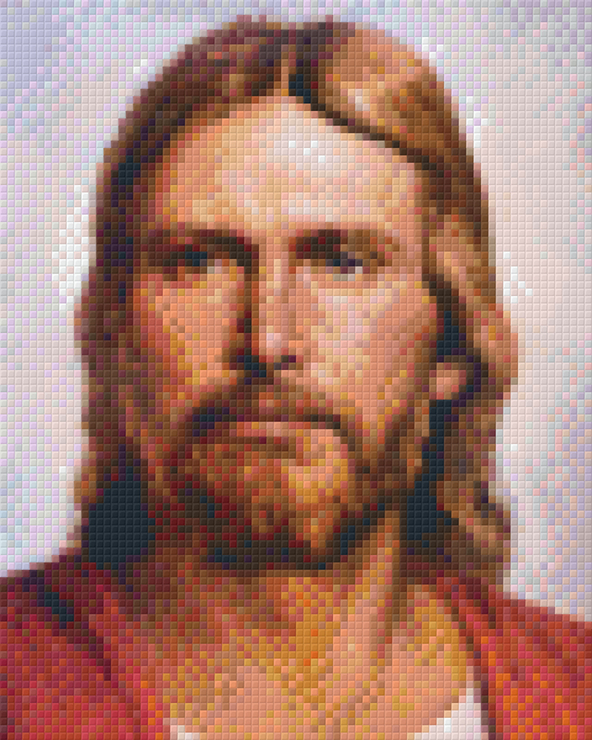 Jesus Christ Four [4] Baseplate PixelHobby Mini-mosaic Art Kit image 0